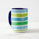 Search for watercolor stripes mugs Modern