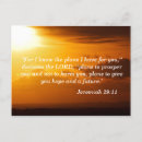 Search for encouraging verses postcards Jeremiah 29