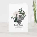 Search for halloween wedding thank you cards Black and white