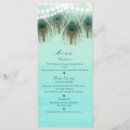 Search for peacock menus Party