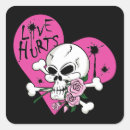 Search for broken hearted stickers Skull