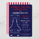 Search for space shuttle birthday invitations Astronaut