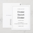 Search for announcement postcards Home sweet home