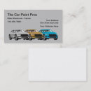Search for car painting business cards Simple