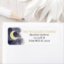 Search for gold star return address labels Black