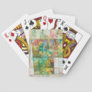 Search for blocks playing cards Abstract