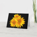 Search for blank floral cards Sunflower