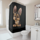 Search for black and tan shower curtains Dog