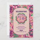 Search for psychedelic birthday invitations Floral