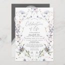 Search for blue funeral invitations Elegant