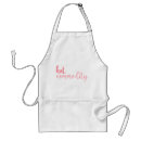 Search for wedding party aprons Calligraphy