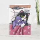 Search for cat bunny cards Black