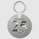 Search for 25th anniversary key rings 25 years