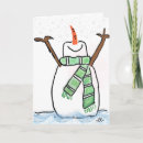 Search for snowman christmas cards Watercolor