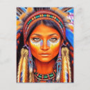 Search for native american girl postcards Beautiful