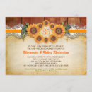 Search for sunflower anniversary invitations Country