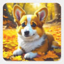 Search for autumn dog stickers Fall leaves