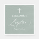 Search for sage green napkins Boy