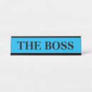 Search for funny boss name plates Desk