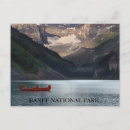 Search for canoes postcards Banff national park