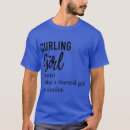 Search for funny curling tshirts Hobby