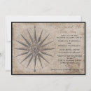 Search for compass wedding invitations Sea