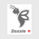 Search for white bee stickers Logo