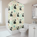 Search for black cat shower curtains Vintage