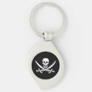 Search for flag skull key rings Pirate