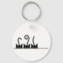 Search for cat drawings key rings Funny
