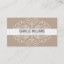 Search for art nouveau business cards Makeup artist