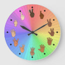 Search for sign language clocks Rainbow