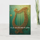 Search for irish harp cards Shamrocks