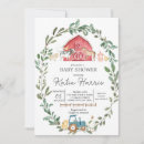 Search for barn baby shower invitations Baby farm animals