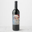 Search for santa wine labels Xmas