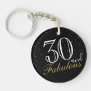 Search for 30 birthday key rings Fabulous