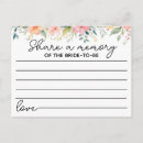 Search for memory postcards Bridal shower