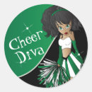Search for dance school stickers Cheerleader