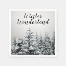 Search for winter wonderland napkins Snow