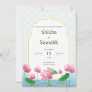 Search for indian lotus wedding invitations Flower