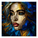 Search for woman with red lips posters Abstract