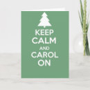Search for keep calm and christmas cards Carry