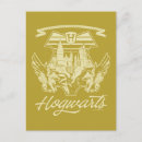 Search for school crest postcards Hogwarts