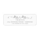 Search for ringing return address labels Newly weds
