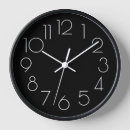 Search for minimalist black and white clocks Create your own