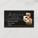 Search for food business cards Black