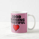 Search for good morning beautiful mugs Wife