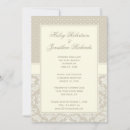 Search for ivory damask wedding invitations Stylish