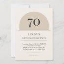 Search for 70th dinner birthday invitations Seventy