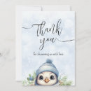 Search for cute penguin thank you cards Baby shower